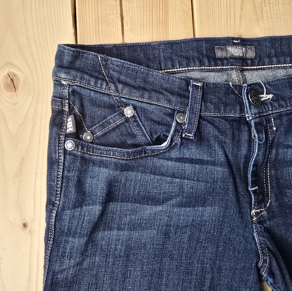 Rock & Republic Stella Straight Leg Blue Denim Jeans Size 30 - Picture 6 of 13